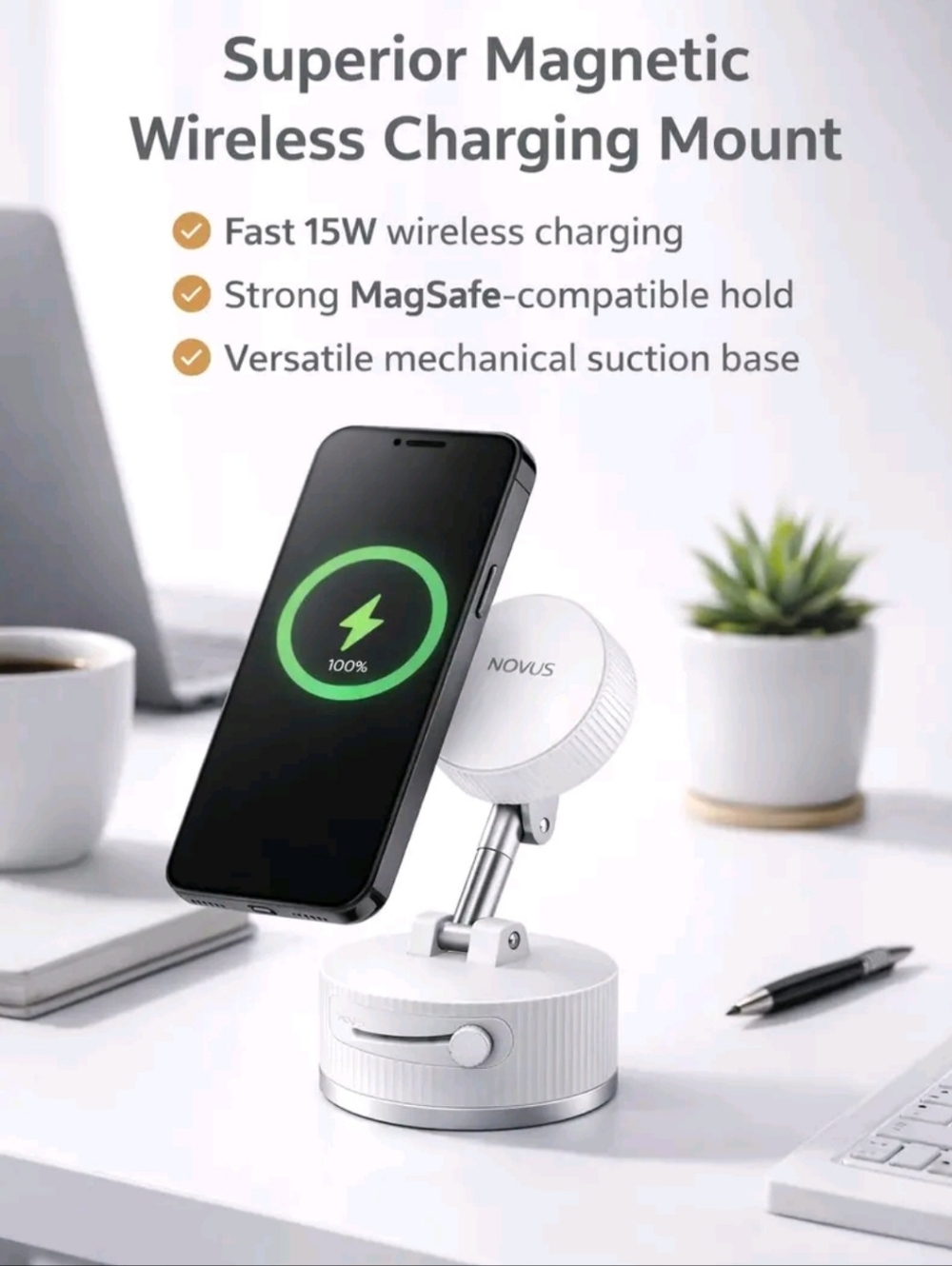 WIRELESS CHARGING MOUNT - Picture 4 of 5